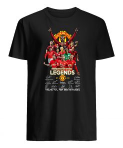 Manchester united legend 1878 2020 thank you for the memories signatures mens shirt