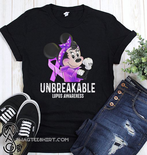 Minnie mouse unbreakable lupus awareness shirt