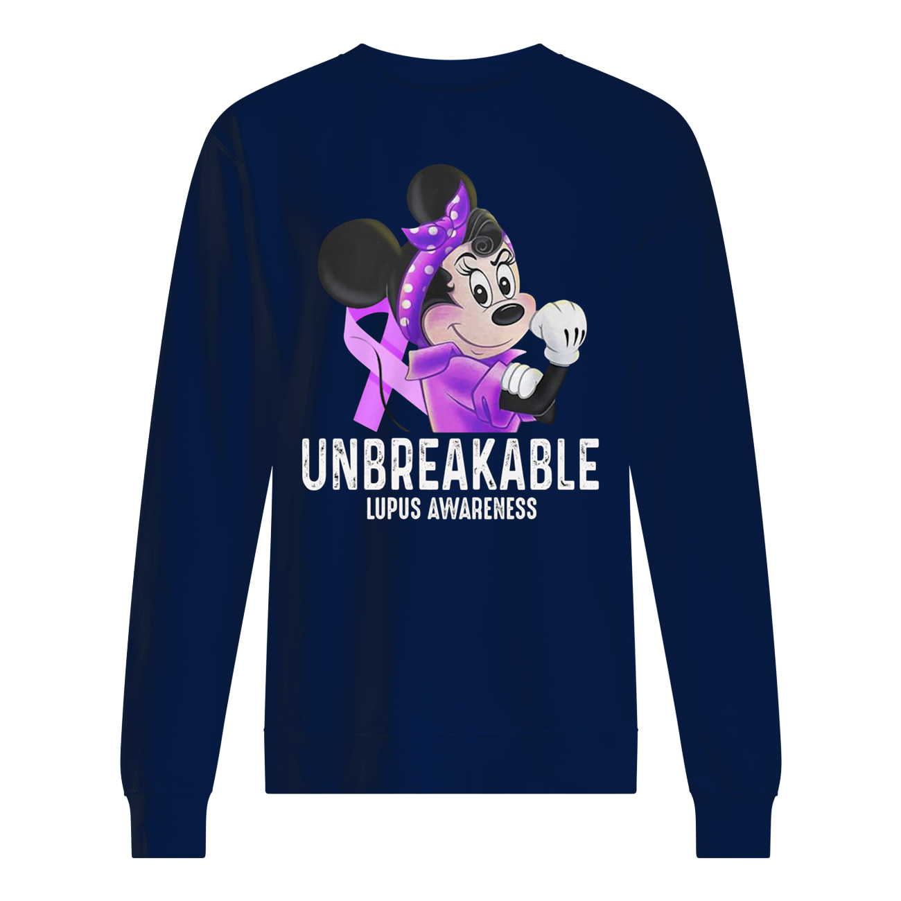 Minnie mouse unbreakable lupus awareness sweatshirt