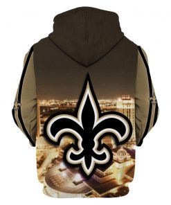 New orleans saints full printing hoodie 2
