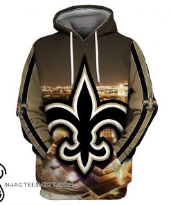 New orleans saints full printing hoodie