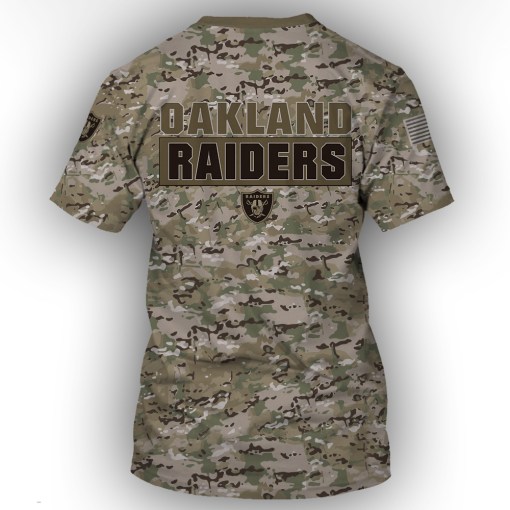 Oakland raiders camo style all over print sweatshirt