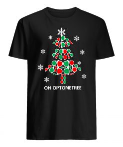 Oh optometree christmas tree mens shirt