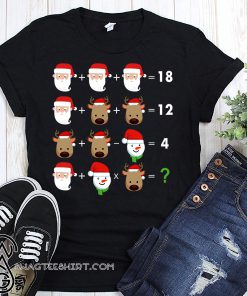 Order of operations quiz funny math teacher christmas shirt