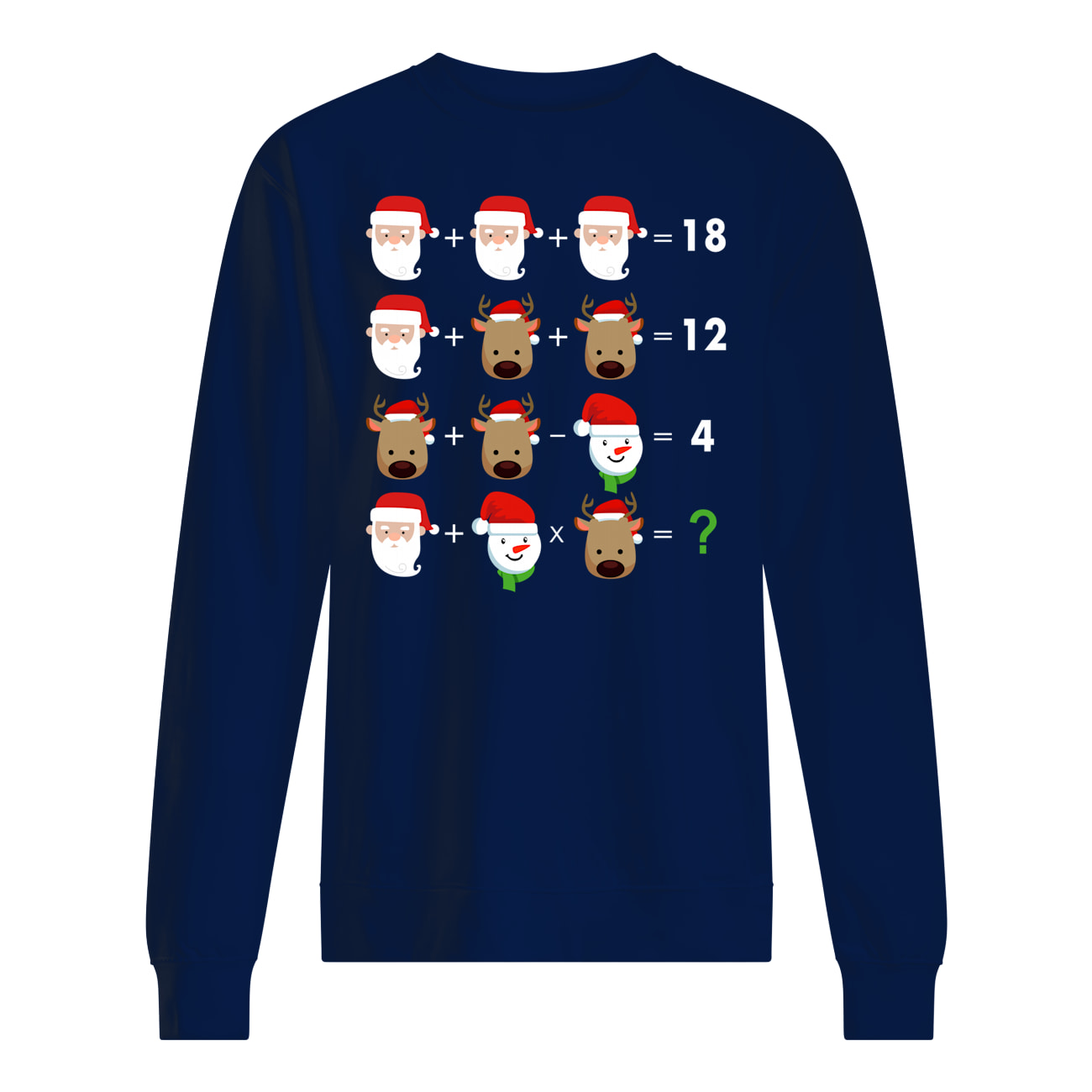 Order of operations quiz funny math teacher christmas sweatshirt