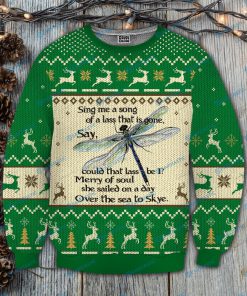 Outlander sing me a song dragonfly full printing ugly christmas sweater 3