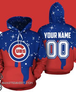 Personalized name and number chicago cubs all over print shirt