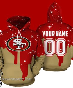 Personalized name and number san francisco 49ers all over printed shirt
