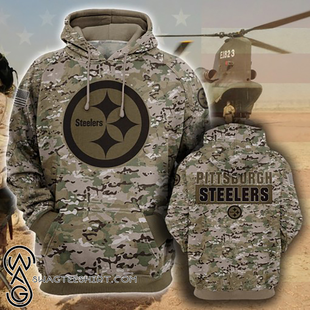 steelers army sweatshirt