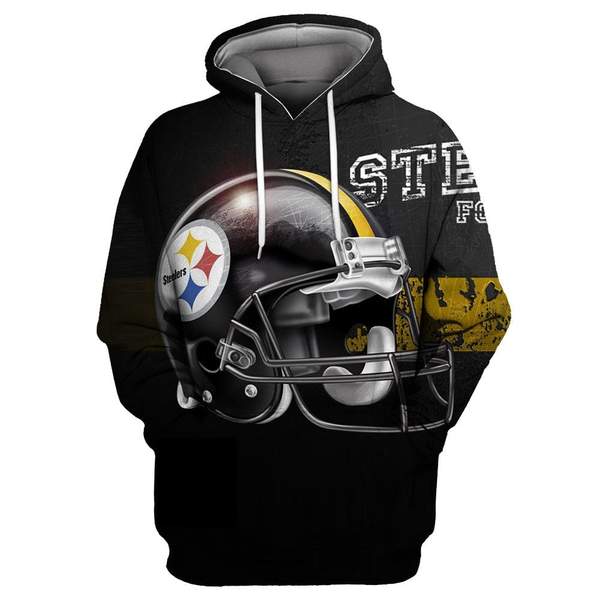 Pittsburgh steelers full printing hoodie 3