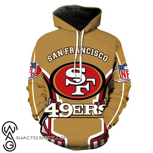 San francisco 49ers full printing hoodie