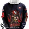 San francisco 49ers sourdough sam all over print hoodie