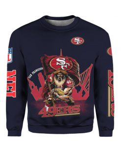 San francisco 49ers sourdough sam all over print sweatshirt