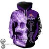 Skull Crown Royal all over print hoodie