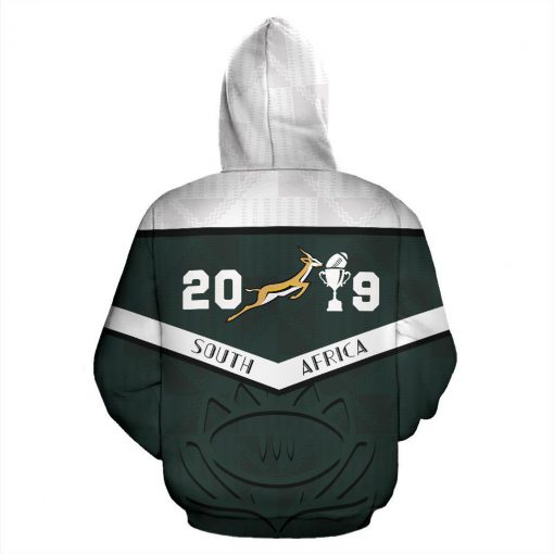 South africa springbok champion 2019 full printing hoodie 2