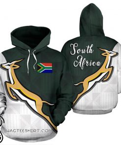 South africa springboks forever full printing hoodie