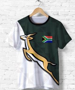 South africa springboks forever full printing tshirt