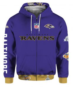 Stand for the flag kneel for the cross baltimore ravens all over print zip hoodie