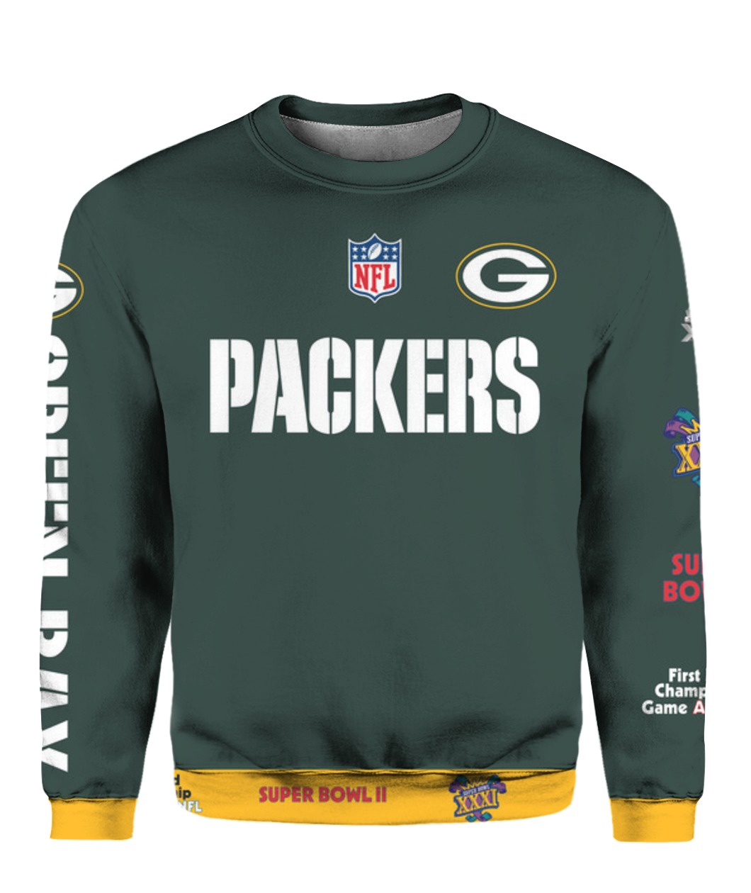 Stand for the flag kneel for the cross green bay packers all over print sweatshirt