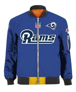 Stand for the flag kneel for the cross los angeles rams all over print bomber
