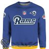 Stand for the flag kneel for the cross los angeles rams all over print shirt