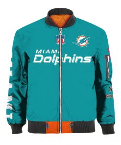 Stand for the flag kneel for the cross miami dolphins all over print bomber