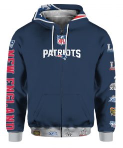 Stand for the flag kneel for the cross new england patriots all over print zip hoodie