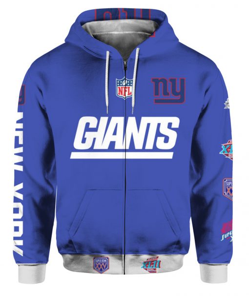 Stand for the flag kneel for the cross new york giants all over print zip hoodie