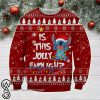 Stitch is this jolly enough ugly christmas sweatshirt