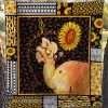 Sunflower your are my sunshine elephant quilt