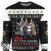 Supernatural baby it's cold outside ugly christmas sweater