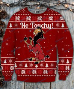 The emperor's new groove no touchy ugly christmas sweater 4