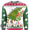 The grinch stole christmas tree full printing ugly christmas sweater