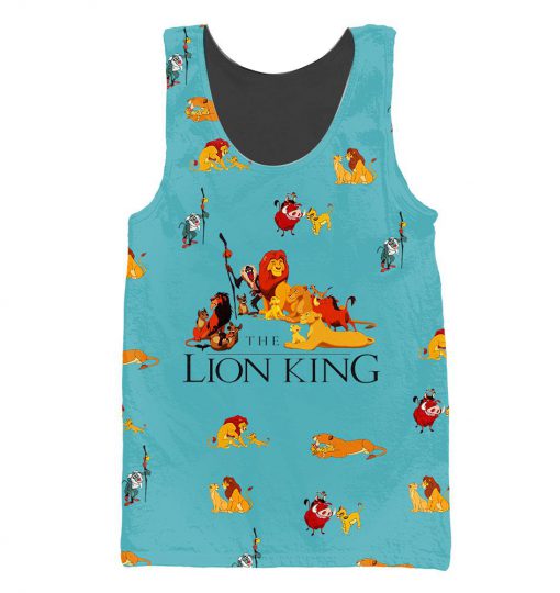 The lion king all over printed tank top