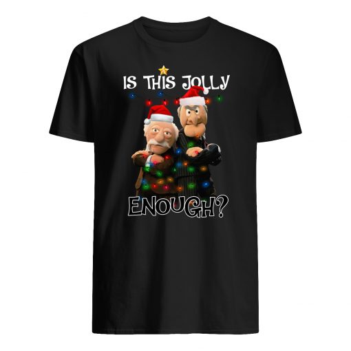 The muppets is this jolly enough christmas mens shirt