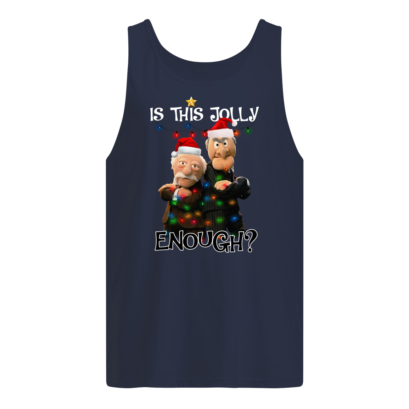 The muppets is this jolly enough christmas tank top