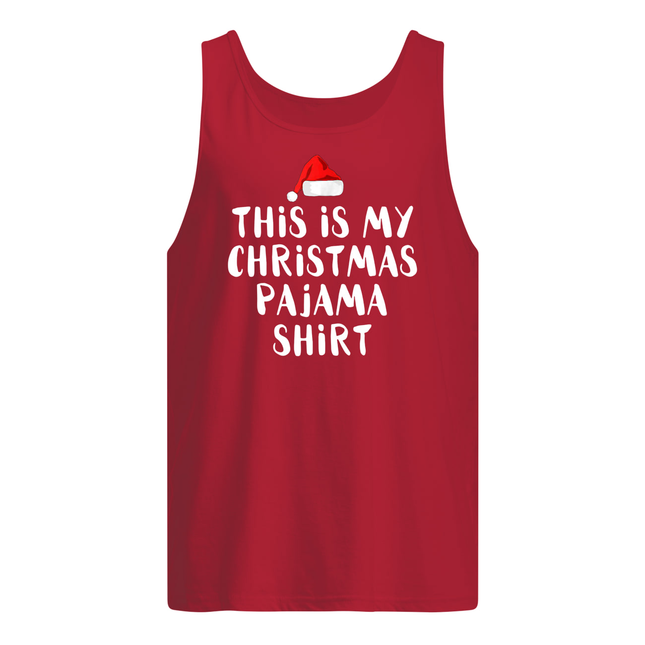 This is my christmas pajama tank top