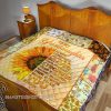 To my granddaughter always remember you are braver than you believe sunflower quilt