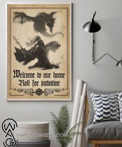 Welcome to our home roll for initiative dungeons and dragons poster