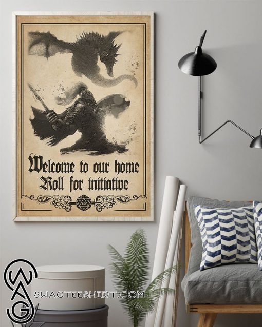 Welcome to our home roll for initiative dungeons and dragons poster