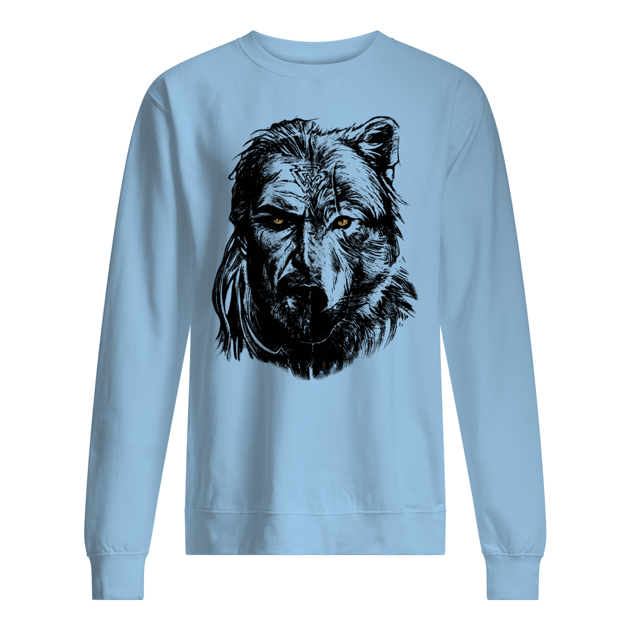Wolf viking warrior sweatshirt