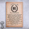 A prayer for accountants lord thank you for always being the great provider poster