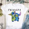 Baby stitch and baby yoda friends star wars shirt