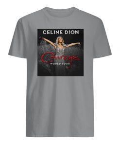 Celine dion courage world tour mens shirt