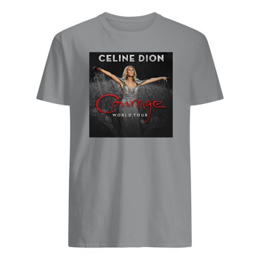 Celine dion courage world tour mens shirt