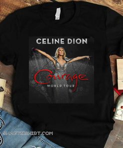 Celine dion courage world tour shirt