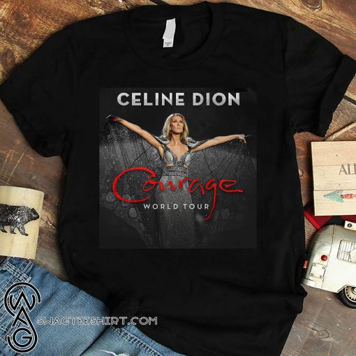 Celine dion courage world tour shirt