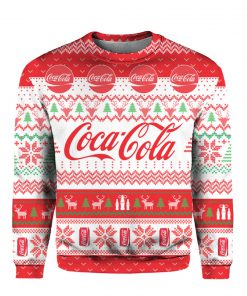 Coca cola full printing ugly christmas sweater 3