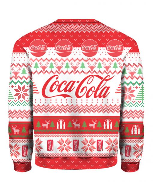 Coca cola full printing ugly christmas sweater 4