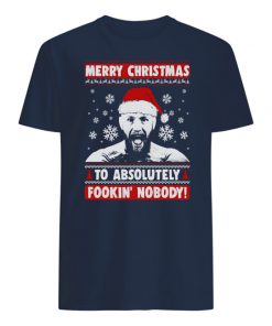 Conor mcgregor merry christmas to absolutely fookin nobody ugly holidays mens shirt